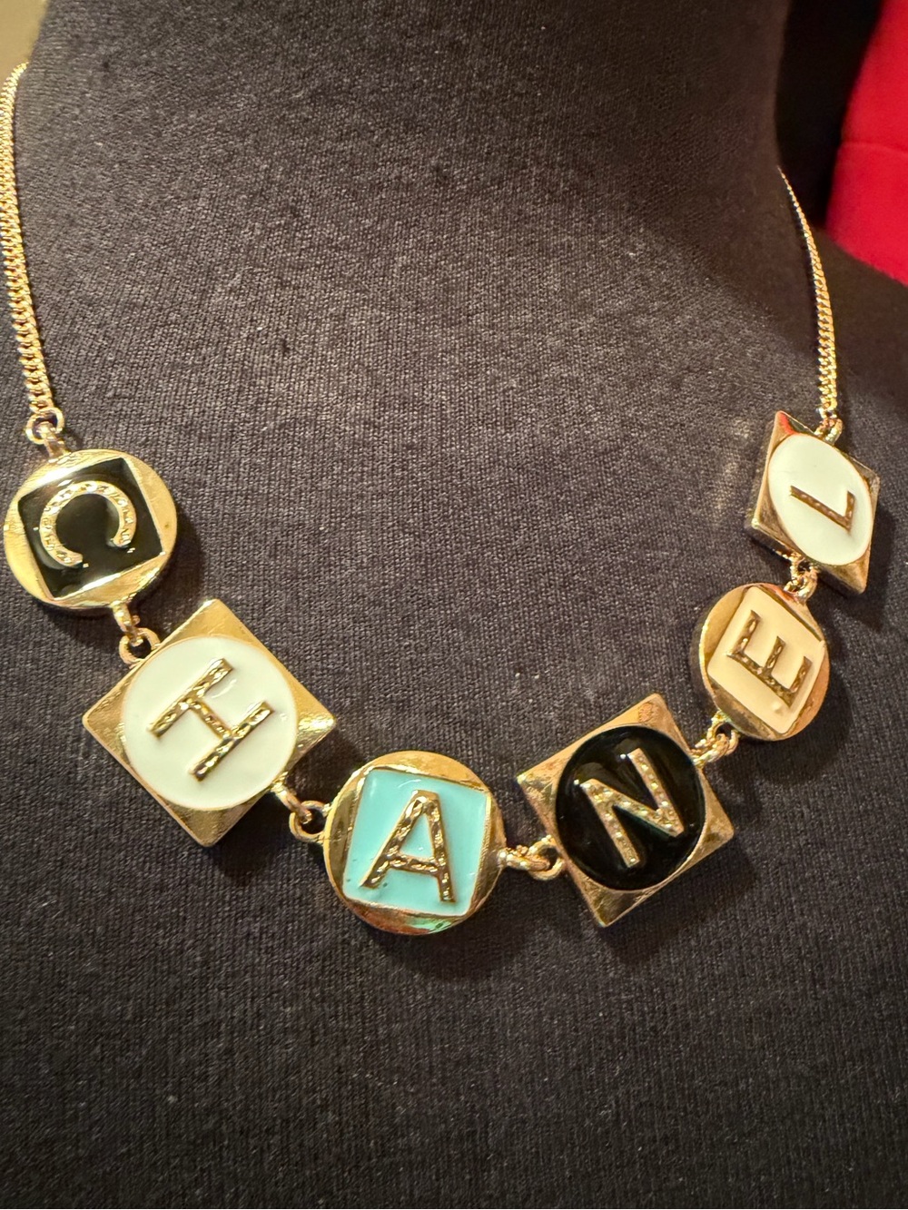 Chanel necklace jewelry rose gold chain silver choker designer luxury gift box - Picture 7 of 16
